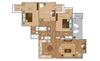 OCeanic 2 Bedroom 2 Bathroom with Study Floor Plan OCeanic 2 Bedroom 2 Bathroom with Study Floor Plan at The Reserve at Mayfaire Apartments, Wilmington, 28405